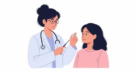 Doctor Examining Patient's Teeth with Dental Mirror During a Checkup