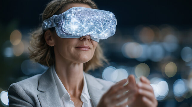 Expert in Logistics Optimizing Delivery Routes in Virtual Reality