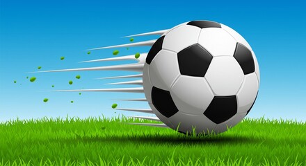 Bola de Futebol em Movimento &ndash; Vetor IA

Uso: Branding esportivo, logotipos, merchandising

