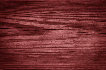 Wood texture in red color. Wooden background.