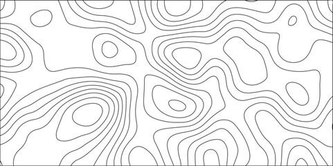 Retro futuristic topographic map, relief contour. Abstract line represents land elevation. Modern technology wave curve line contour map. vector illustration of topographic line contour map design.