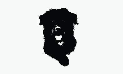 Dog Silhouette Vector Illustration