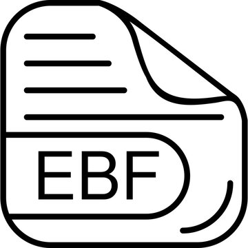 EBF File Format Icon