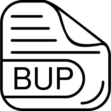 BUP File Format Icon