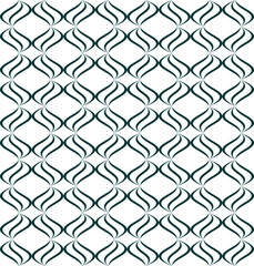 Seamless geometric pattern. Modern vector background with wavy lines.