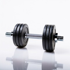 Fototapeta premium Barbell isolated on white background