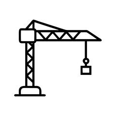 crane icon, construction icon, building icon, industry icon, heavy equipment, construction crane, construction site, industrial icon, tower crane, structural icon, construction machinery, lifting