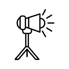spotlight icon, stage light icon, beam light icon, focus light icon, theater light icon, searchlight icon, lighting icon, spotlight symbol, illumination icon, studio light icon, light beam, event ligh