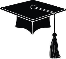 Academic Graduation Hats Collection  Flat Vector Art

