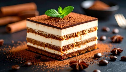 piece of chocolate cake