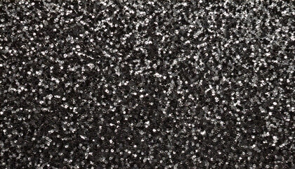 Black and Silver Glitter Texture. Sparkly Glitter Background. Wallpaper.