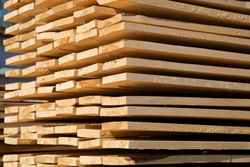Edged boards.Building material.The material is made of wood.