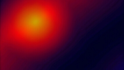 Obraz premium A vibrant abstract design of colorful glowing lines with a red and orange gradient blur pattern