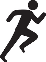 running man silhouette