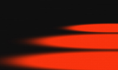Futuristic abstract background featuring glowing red shapes with soft shadows on a dark background....