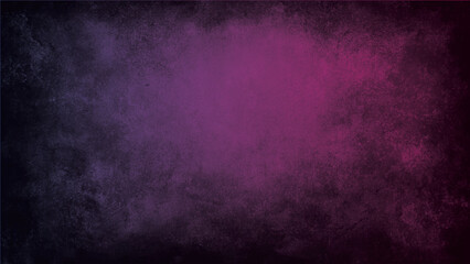 Abstract misty artwork with a deep purple color gradient and textured depth. Beautiful purple gradient background smooth and texture