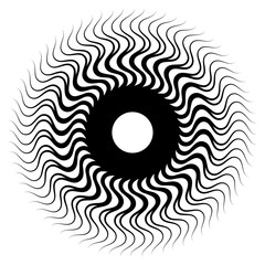 round pattern vector
