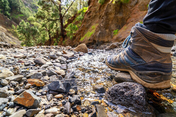 Wanderung durch die Schlucht der Ängste als Abenteuer auf der Kanarischen Insel La Palma