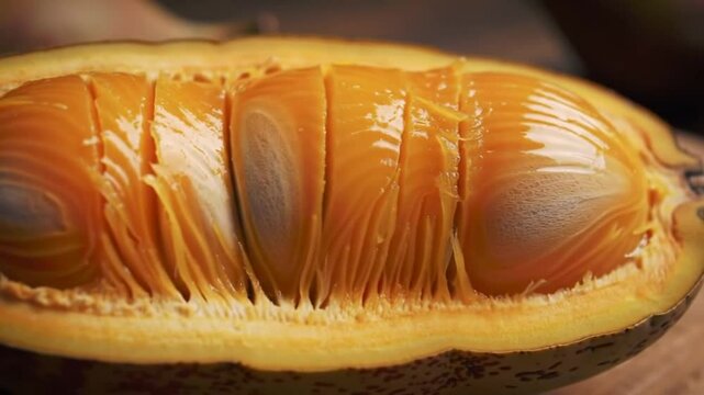 Exotic Chocolate Vine Fruit Revealed In Detailed Close Up