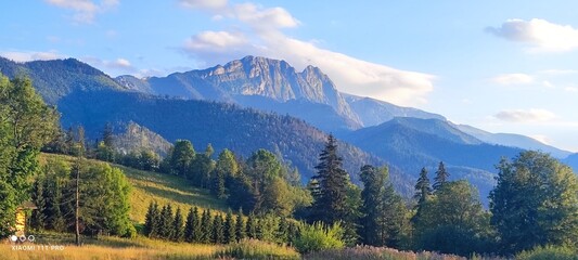 panorama of the mountains
