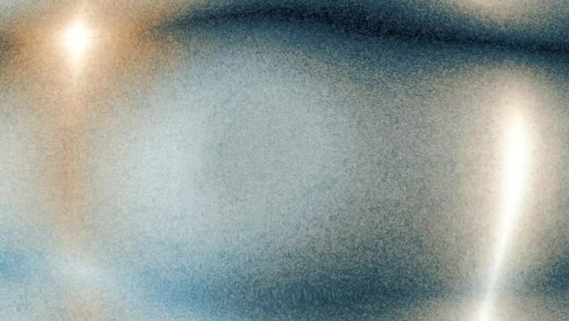 Grainy abstract background with blue-yellow glow, subtle streaks, lag zoom in zoom out, and ripple. Ideal for digital backgrounds, media textures, and abstract visuals.