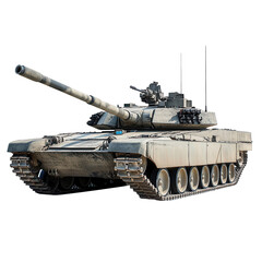 M1 Abrams tank, Marines bombard through a live fire range using M1A1 Abrams tanks, isolated on transparent background