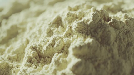 Obraz premium Vanilla Protein Powder Heap with Soft Granules Ultr