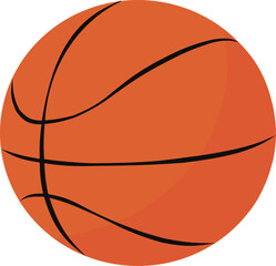 basketball isolated on white background