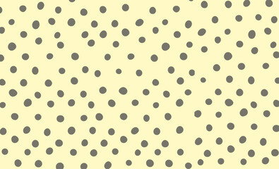 Abstract organic minimal modern polka dot seamless texture background. Cute childish yellow irregular tossed tiny dots pattern simple doodle print. Baby bohemian aesthetic surface design 