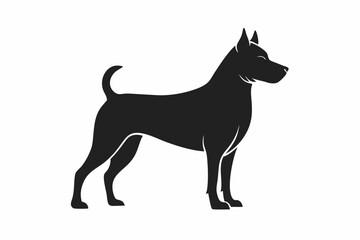 dog breed silhouette ideal logos silhouette