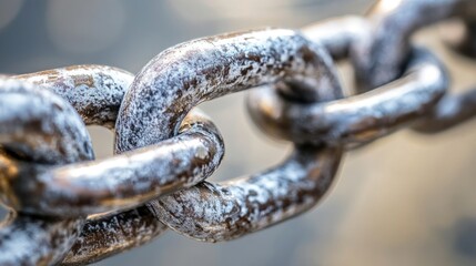 Close-up Metal Chain Links
