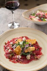 beef carpaccio