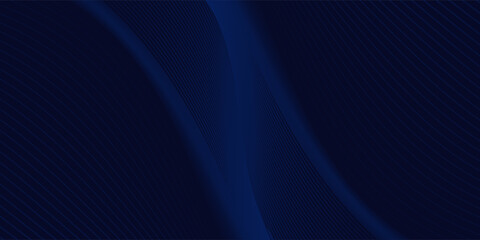 Premium background design with diagonal dark blue line pattern. Vector horizontal template for digital lux business banner, contemporary formal invitation, luxury voucher, prestigious gift certificate