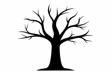 natural forest tree no leaf filled crown