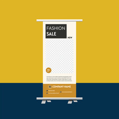 Fashion Sale Roll Up Banner for Promotional Display