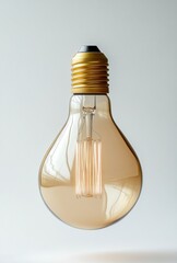 light bulb isolated on white background