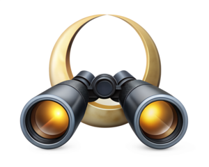 binoculars  isolated on white background.PNG Transparent file type with high definition picture quality available.