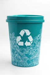 recycle bin isolated on white