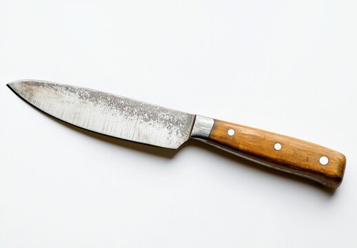 knife on a white background