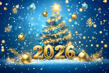 2026, Holiday greeting card for designers.