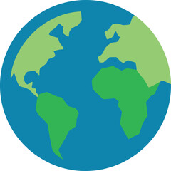 map of the world in a circle