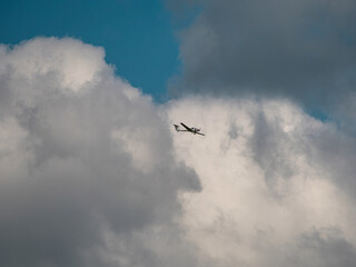 airplane in the sky