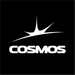 Cosmos original emblem font and graphic symbol for your projects
