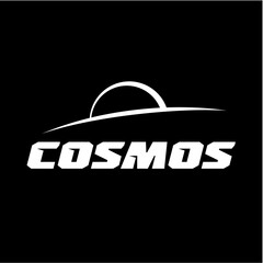 Cosmos original emblem font and graphic symbol for your projects