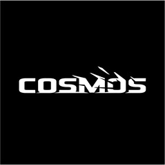 Cosmos original emblem font and graphic symbol for your projects