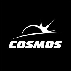 Cosmos original emblem font and graphic symbol for your projects