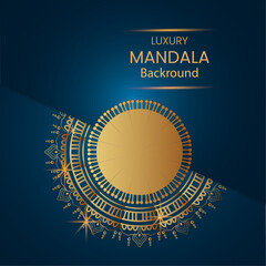 Creative luxury decorative mandala background