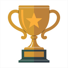 trophy cup vector illustration, trophy cup icon, trophy cup silhouette vector black and white