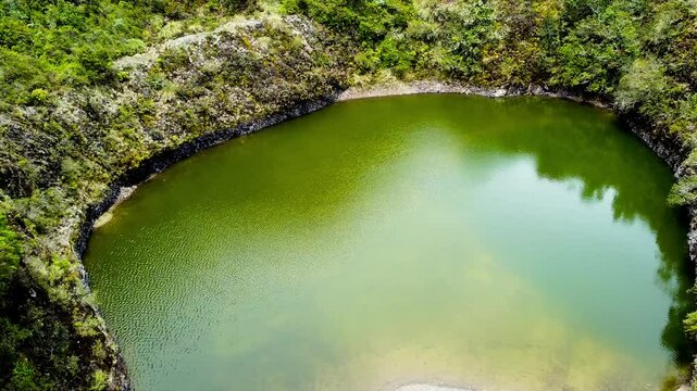 Green lagoon in Costa Rica