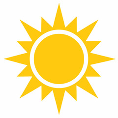 vector sun icon
